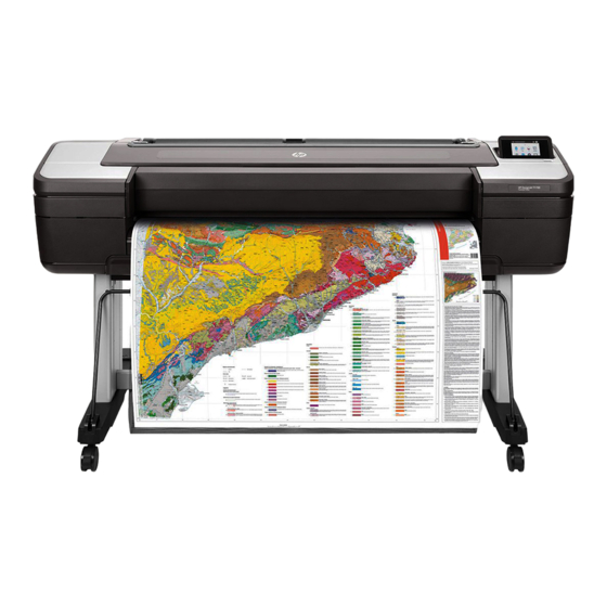 HP DesignJet T1700 Series Hinweise