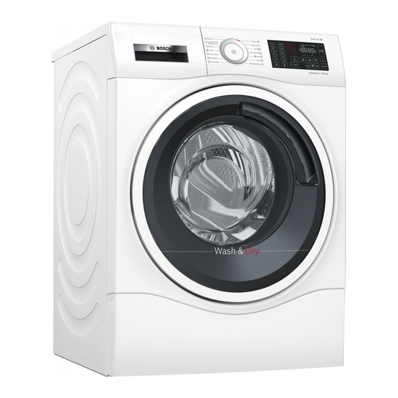 Bosch WDU28540EU Gebrauchs- Und Aufstellanleitung