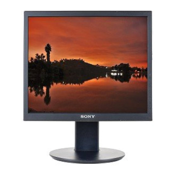 Sony SDM-S75 Serie Bedienungsanleitung