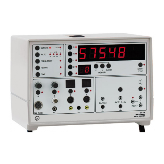 LEYBOLD 575 48 Gebrauchsanweisung