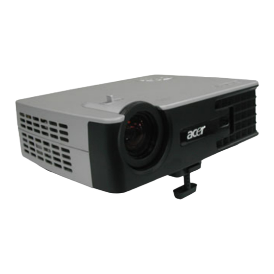 Acer PD322 Bedienungsanleitung