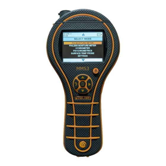 Protimeter MMS3 Kurzanleitung