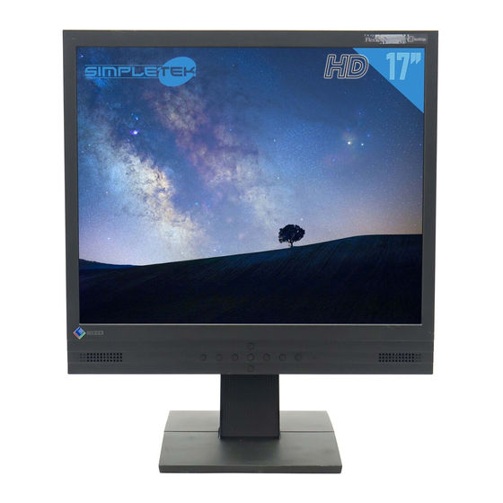 Eizo FlexScan M1700 Bedienungsanleitung