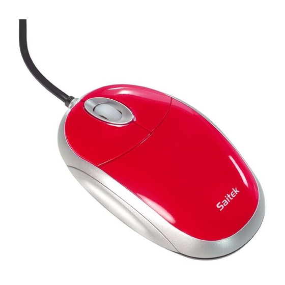 Saitek Desktop Optical Mouse Bedienungsanleitung