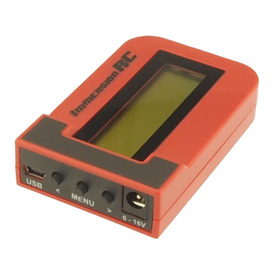 ImmersionRC RF Power Meter Benutzerhandbuch