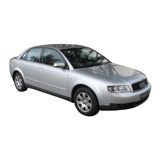 Audi A4 2001 Handbücher