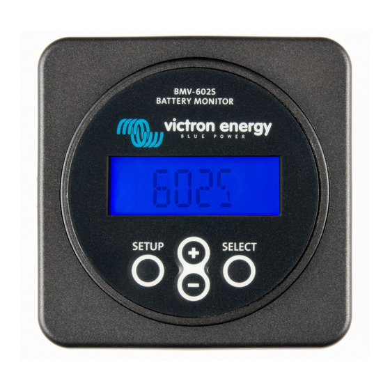 Victron energy BMV-600S: BMV-600HS Anleitung
