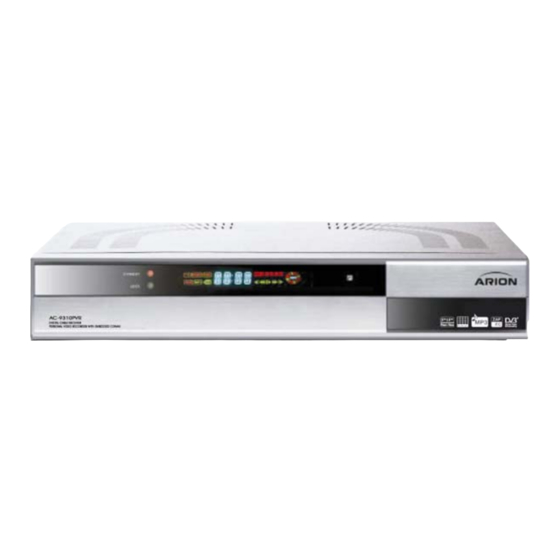 Arion AC-9310PVR Bedienungsanleitung