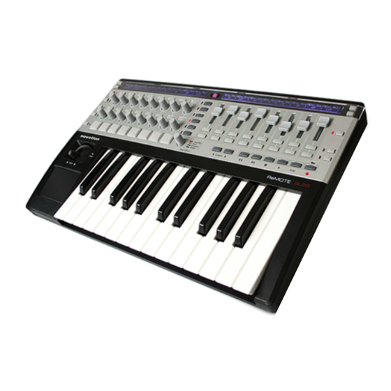 Novation ReMOTE SL Bedienungsanleitung