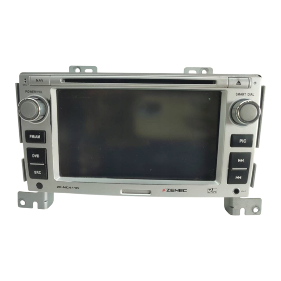 ZENEC ZE-NC4110 Installationsanleitung
