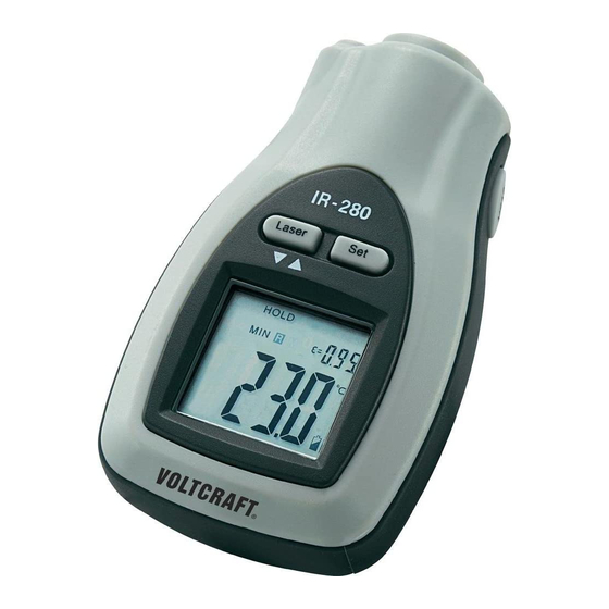 VOLTCRAFT IR-280 Bedienungsanleitung