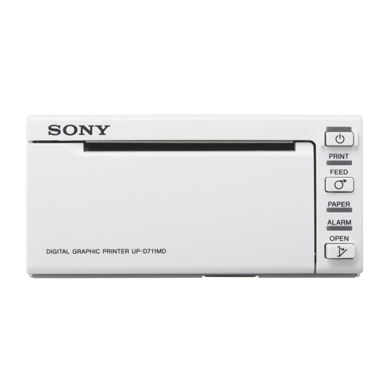 Sony UP-D711MD Gebrauchsanweisung