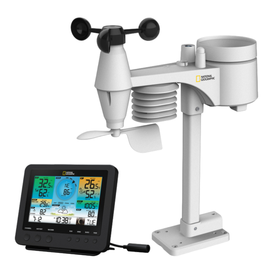 Bresser NATIONAL GEOGRAPHIC WIFI Weather Center 7in1 Bedienungsanleitung