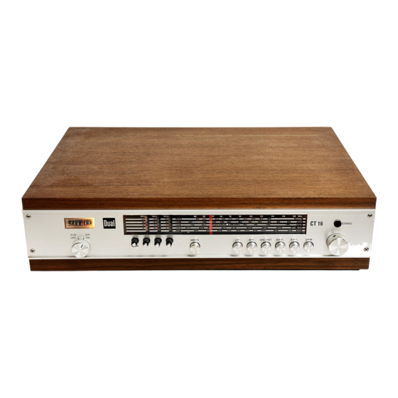 Dual CT 16 Serviceanleitung
