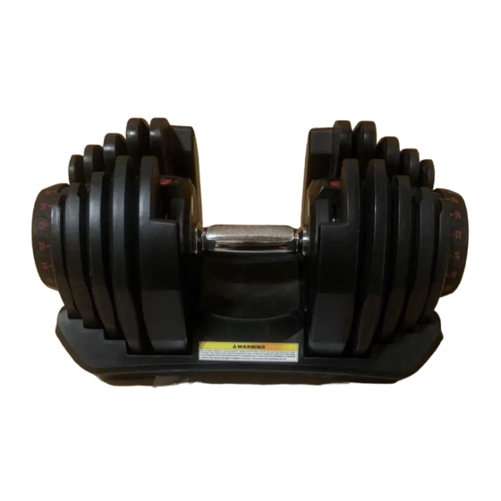 Bowflex SelectTech BD1090i Benutzerhandbuch Und Trainingsleitfaden