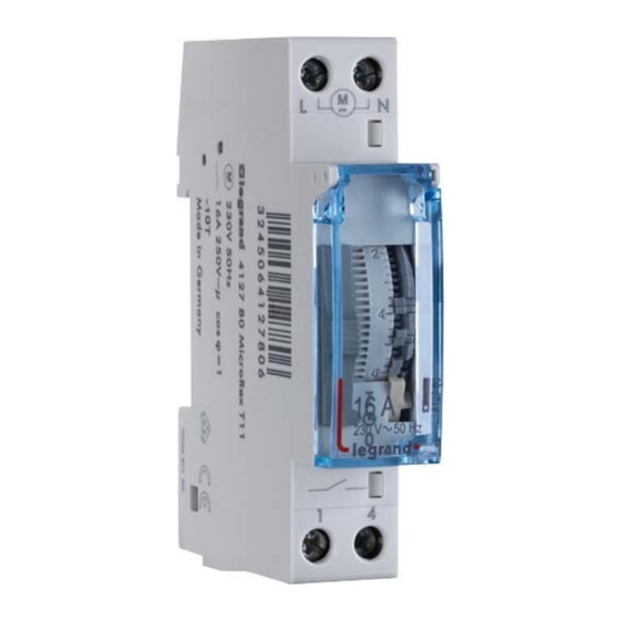 LEGRAND MicroRex T11 Kurzanleitung