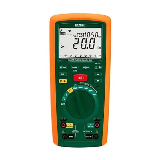 Extech Instruments MG320 Benutzerhandbuch