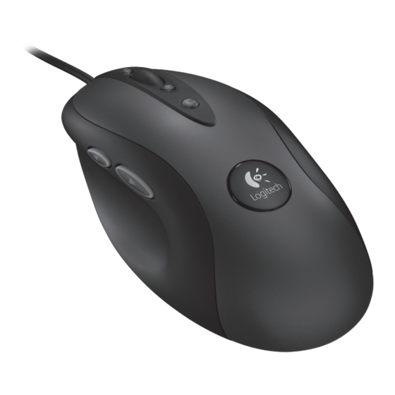 Logitech G400 Erste Schritte