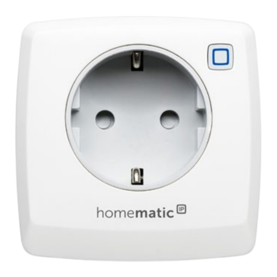 HomeMatic HMIP-PS Bedienungsanleitung
