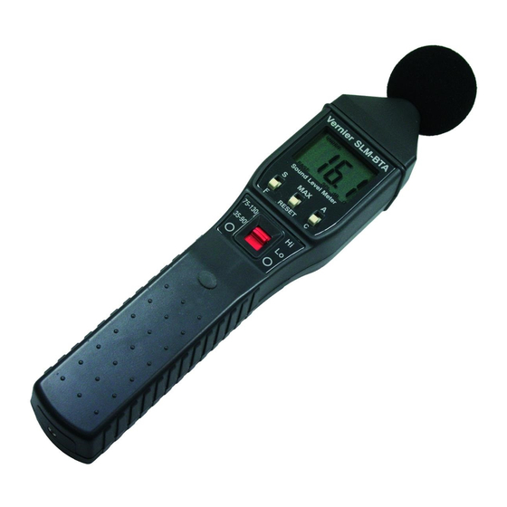 Vernier SLM-BTA Handbuch
