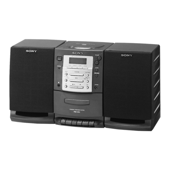 Sony PMC-20L Bedienungsanleitung