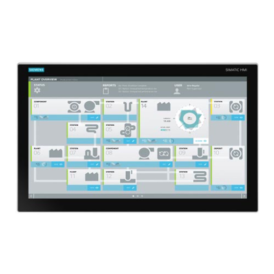 Siemens SIMATIC IPC277E Betriebsanleitung