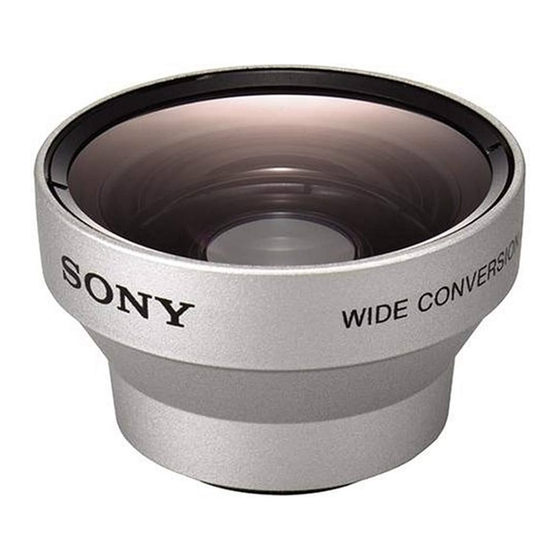 Sony VCL-0625S Bedienungsanleitung