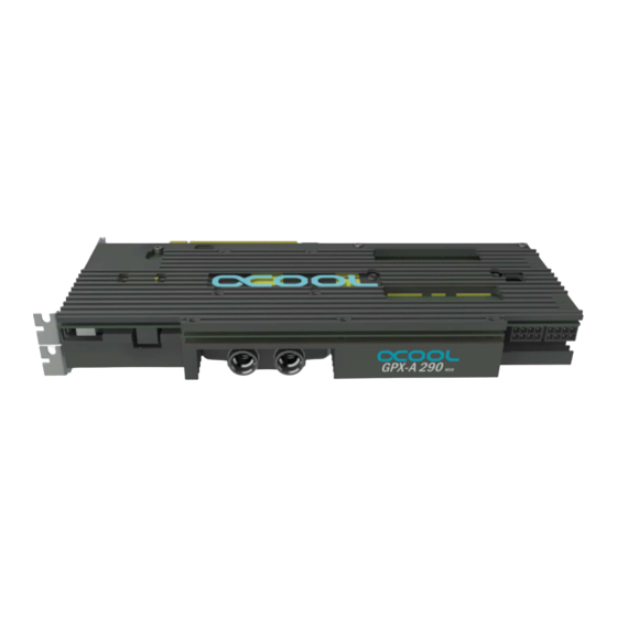 Alphacool NexXxoS GPX-A 290-M08 Anleitung