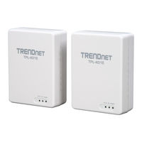 Trendnet TPL-401E Schnellinstallationsanleitung