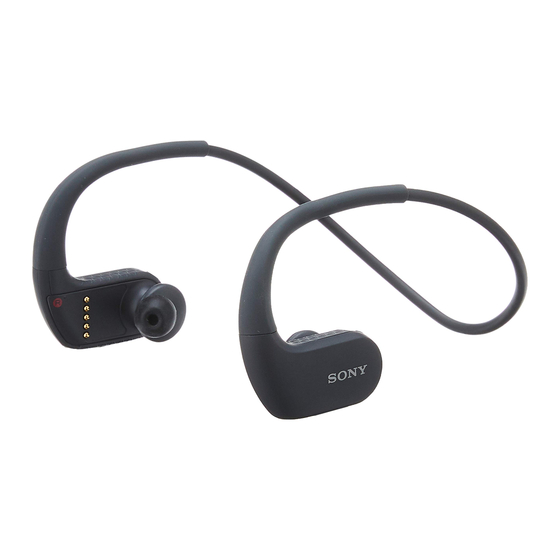 Sony NW-WS414 Bedienungsanleitung