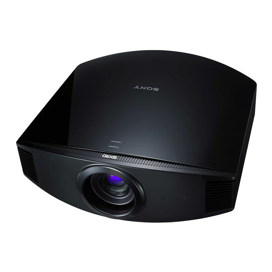 Sony VPL-VW90ES Bedienungsanleitung