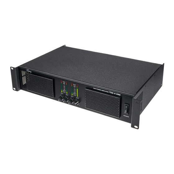 thomann The t.amp TSA 4-300 Bedienungsanleitung