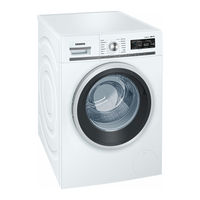Siemens WM14W540 Gebrauchs- Und Aufstellanleitung
