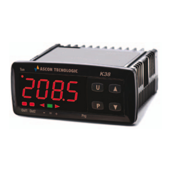 ASCON TECNOLOGIC K38 Kurzanleitung