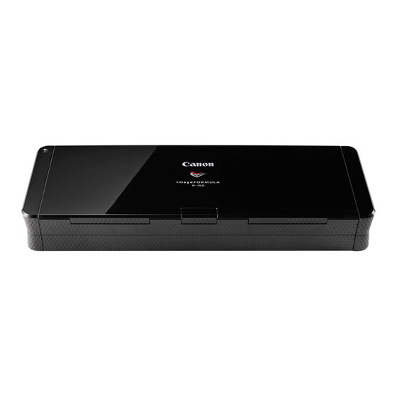 Canon imageFORMULA P-150 Referenzhandbuch