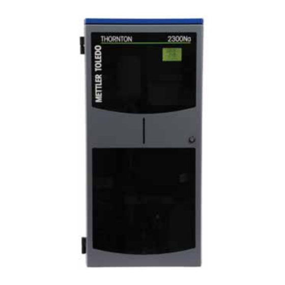 Mettler Toledo Natrium-Analyzer 2300NA Bedienungsanleitung