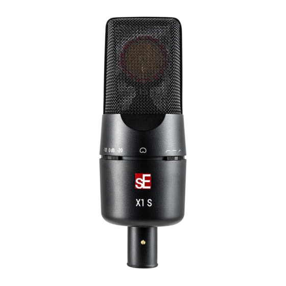 SE X1 S Bedienungsanleitung