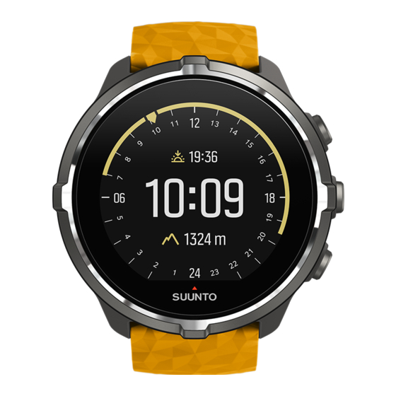 Suunto SPARTAN SPORT WRIST HR BARO 1.11 Bedienungsanleitung