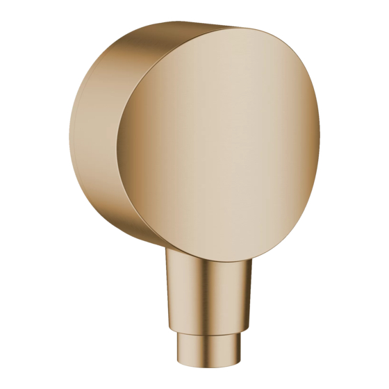 HANSGROHE Fixfit Square 26455-Serie Montageanleitung