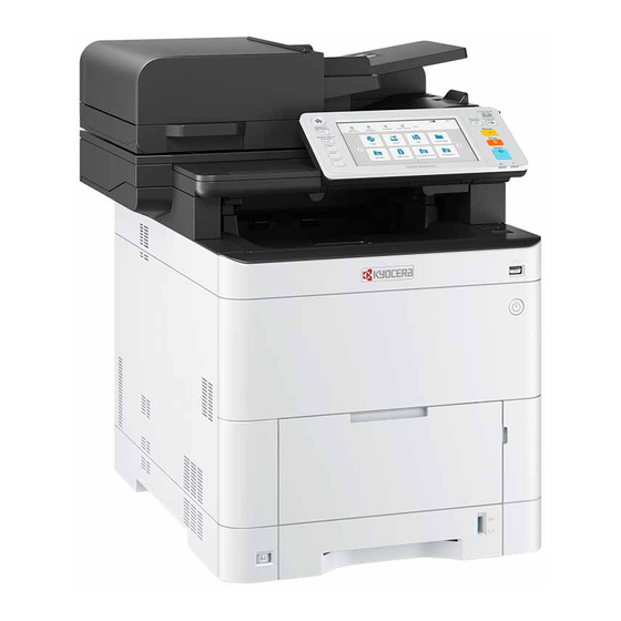 Kyocera ECOSYS MA4000cifx Erste Schritte