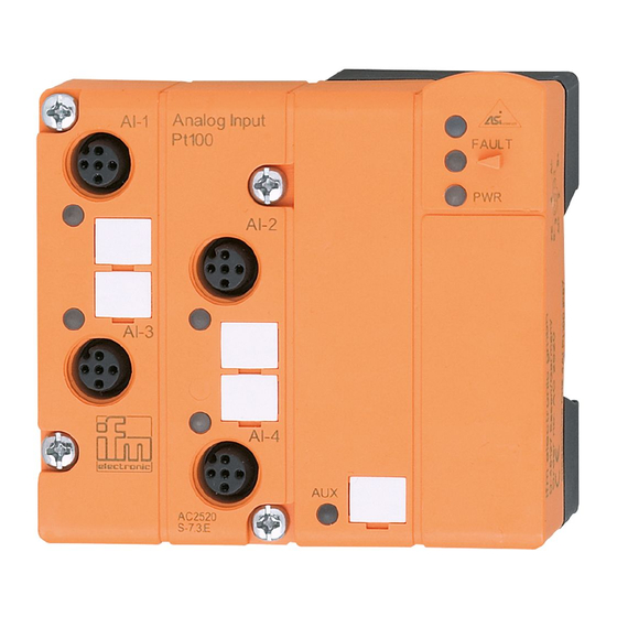 IFM Electronic ASinterface AC2520 Bedienungsanleitung