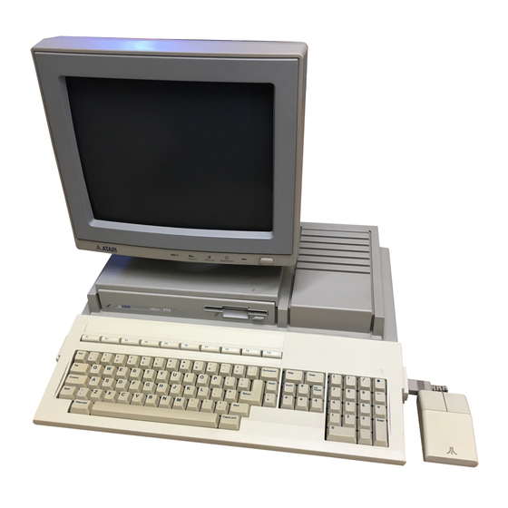 Atari Mega STE Bedienungsanleitung