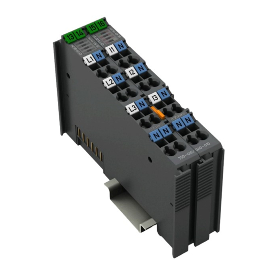 WAGO 750-495/040-010 Handbuch