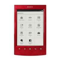 Sony Reader PRS-T2 Benutzerhandbuch