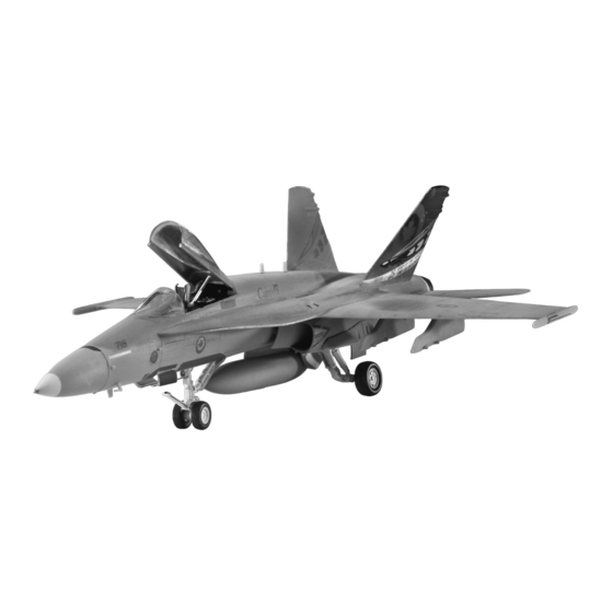 REVELL F/A-18C HORNET CF-18A Anleitung