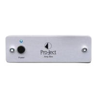 Pro-Ject Audio Systems Pro-Ject Amp Box Bedienungsanleitung