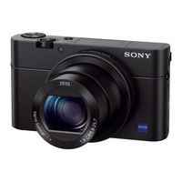 Sony Cyber-shot DSC-RX100 Gebrauchsanleitung