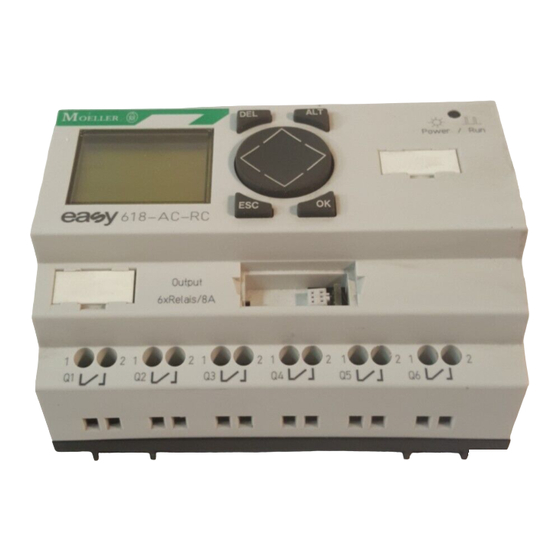 Moeller EASY 412-DC Series Kurzanleitung