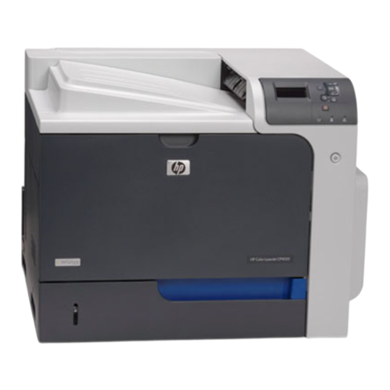 HP LASERJET ENTERPRISE CP4520 Installationshandbuch