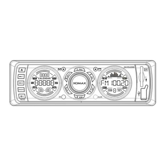 Xomax XM-RSU208B Betriebsanleitung